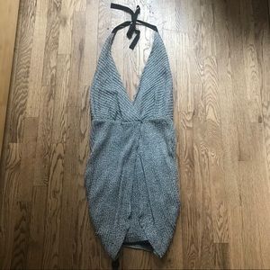 Maje plunge neck dress